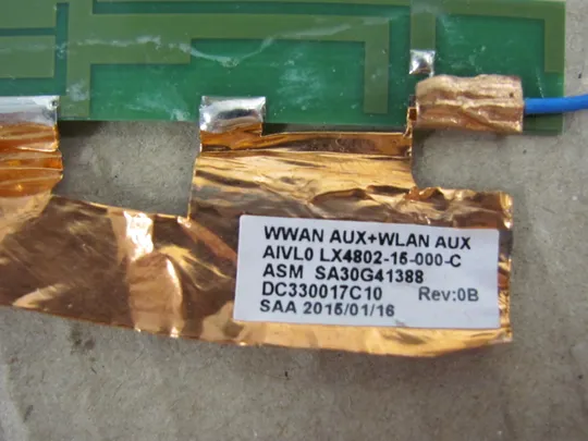 398-18 WI-FI антени DC330017C10  для Lenovo ThinkPad  T440 T450 T460  оригінал Продаж