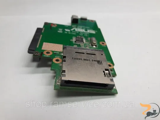 SATA, Card Reader роз&#039;єми для ноутбука Asus K40, X8 Series, *K40I_CARDREADER REV:2.0, б/в Ціна