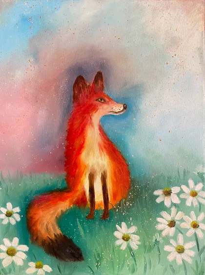 фото, Картина олійними фарбами на полотні