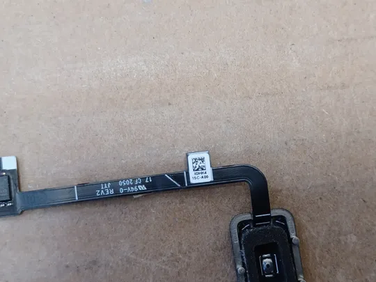 номер1052-10 плата кнопка вкл XDHK4 зі шлейфом 0PRPHY NBX0002L900 для Dell XPS 15 9500 9510 PRECISION 5550 5560 Плата кнопки включеня Кнопкова плата Кнопковий модуль Плата кнопки живлення Laptop Power button board  Плата сканер відбитку fingerprint scanne Продаж