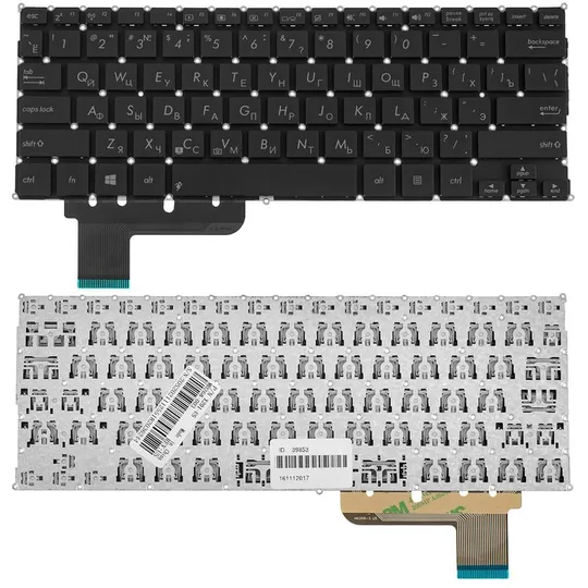 Купити Клавіатура для ноутбука ASUS (S200, X201, X202 series ) rus, black, без фрейма