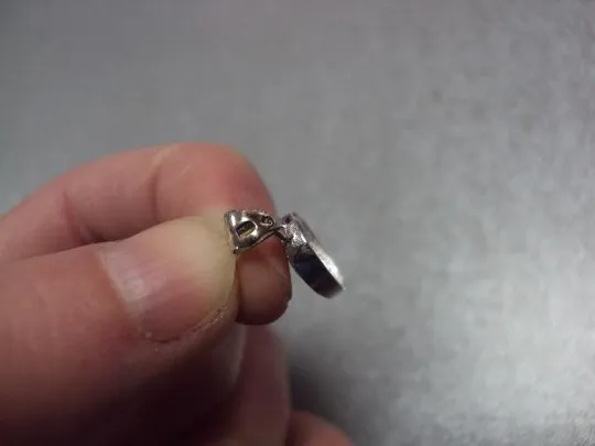 Новая подвеска кулон сердце сердечки серебро 925 проба украина вес 1,8 г №11087л Де купити