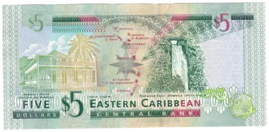 Купити 5 доларів 2008 року UNC Східні Каріби