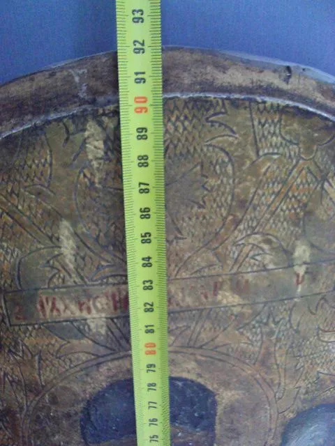 Купити Икона Архистратиг Михаил на цельной доске Архангел Михаил натура размер 92 х 39,6 см №13820