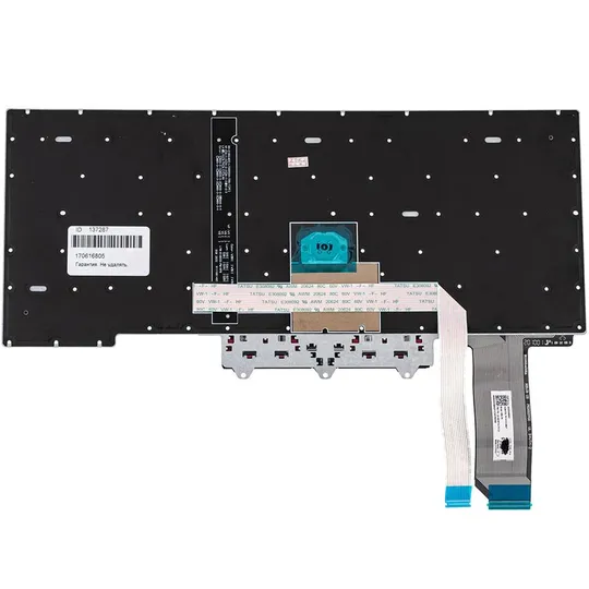 Клавіатура для ноутбука LENOVO (ThinkPad: E14 Gen 3) rus, black, без фрейму, підсвічування клавіш Ціна