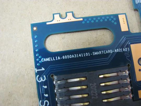 654-37 плата card reader 6050A3141101 для HP Elitebook 830 G7 оригінал З аукціону