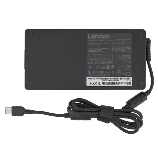 Блок живлення для ноутбука LENOVO 20V, 11.5A, 230W, USB+pin (Square 5 Pin DC Plug), black (ADL230NDC3A) (без кабеля!) З аукціону