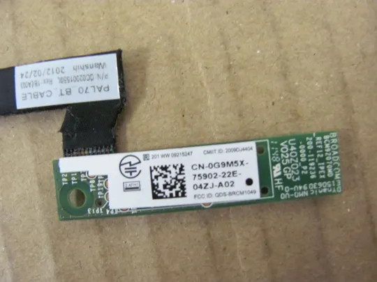 номер0173-25 Bluetooth адаптер 0G9M5X 05M0GW для DELL E6320 E4310, E6410, E5410, E6510, M4500, E6520, E6420 оригінал Продаж