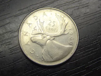 фото, 25 центів 1969 Канада