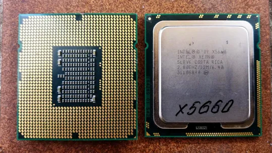 6х ядерный процессор Intel Xeon X5660 SLBV6 6C/12HT 2.80-3.20GHz/12M/6.40GT/s 95W LGA1366 вживане Ціна