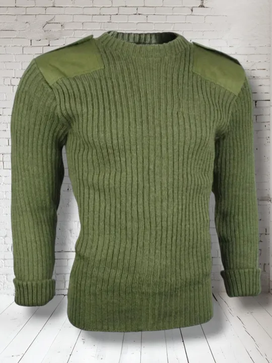 Чоловічий військовий теплий светр олива Продаж