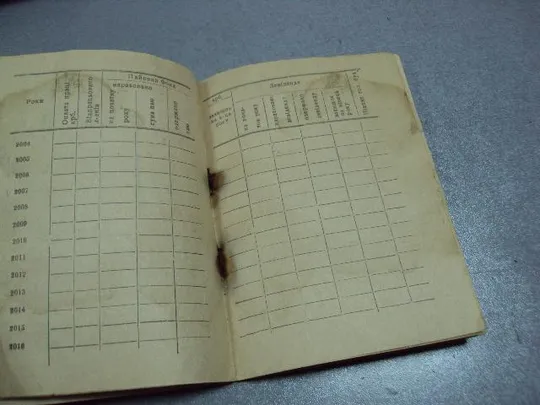 документ паевая книжка 1991 №1726 З аукціону