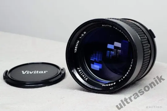 Купити Об'єктив портретник Olympus OM Vivitar 135mm/2,8 Auto Telephoto Ф55мм Japan Вживане