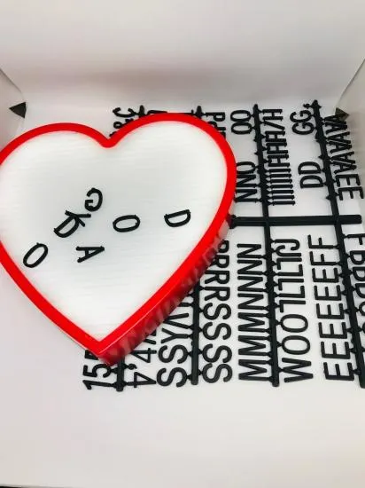 Ночник светильник Сердце Light up message board с посланием З аукціону