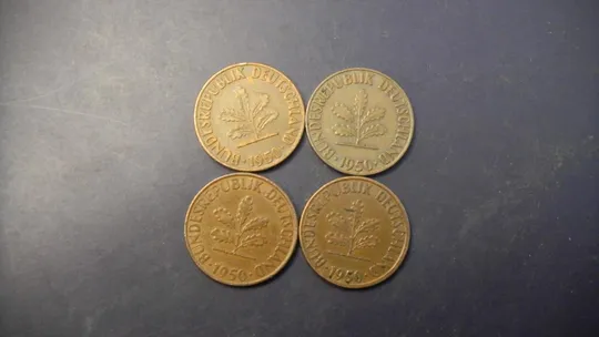 Купити 1 пфеніг 1950 ФРН (всі монетні двори)