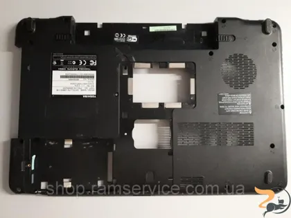 фото, Нижня частина корпуса для ноутбука Toshiba C660D-14E, б/в