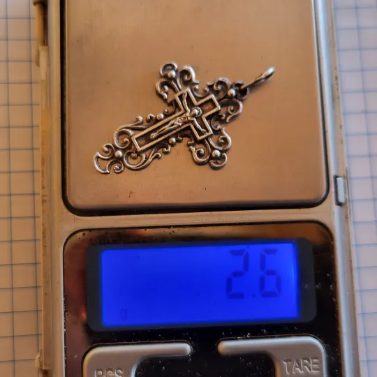 Крестик кулон серебро 925 Де купити