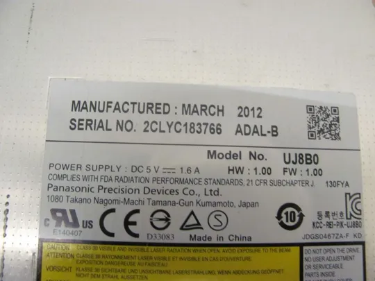 551-14 DVD привід для ASUS N56V8 N56D N56VM N56 оригінал З аукціону