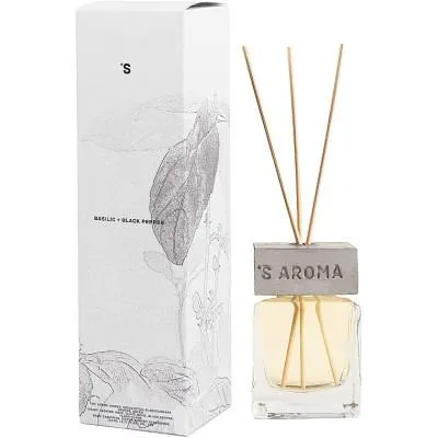 Аромадиффузор Sister's Aroma Базилик + черный перец 110 мл (4820227782383) Ціна