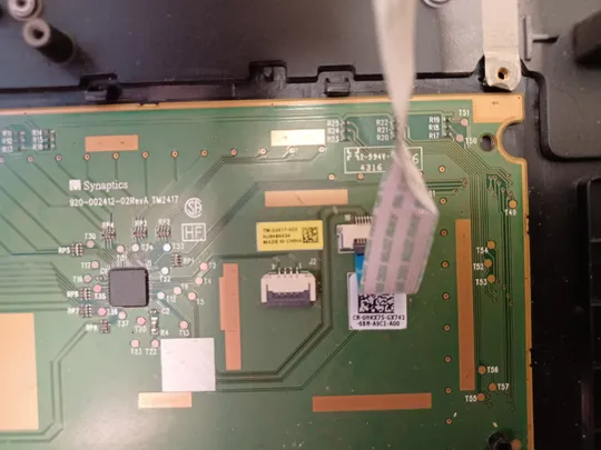 номер1058-23 корпус кришка AP1QB000410 0K3Y92 для Dell Alienware 17 R4 R5  Палмрест корпус топкейс Верхня панель палмрест cover-C тачпад сенсорна панель touchpad оригінал Торговий майданчик