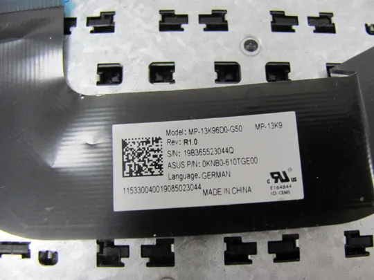 номер0219-18 Кришка панель палмрест клавіатура 13NB0HE1AP0211  для ASUS  X543 X543U X541, K541, R541, F541 оригінал Торговий майданчик