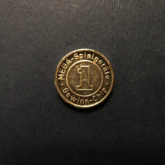 Жетон MEGA Spielgerate 1 Gewinn Chip Token EU 5 Ціна