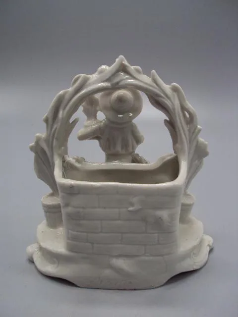 Купити Карандашница фарфор Германия корзина ребенок и вазон мальчик с вазоном подставка для ручек №14340