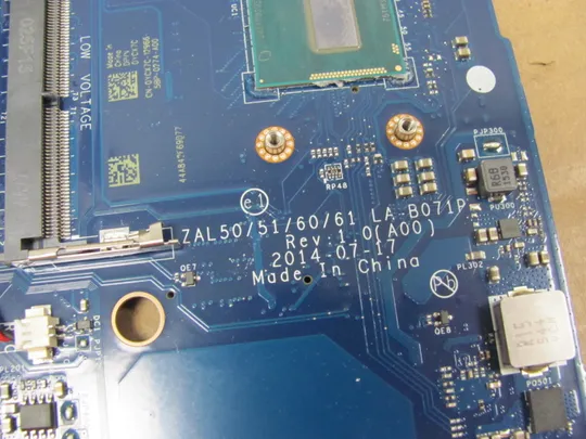 839-2 материнська плата ZAL50\51\60\61 LA-B071P  SR27G  i3-5005U  для Dell Latitude 3450 3550  оригінал Недорого