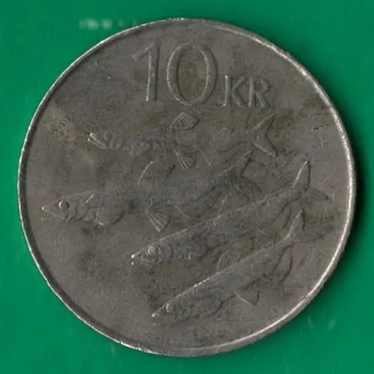 фото, 10 крон 1984 року Ісландія [МШ1]
