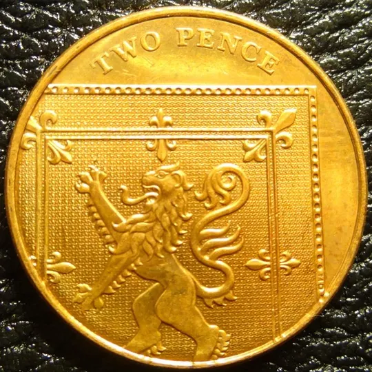 2 пенси 2009 Британія Ціна