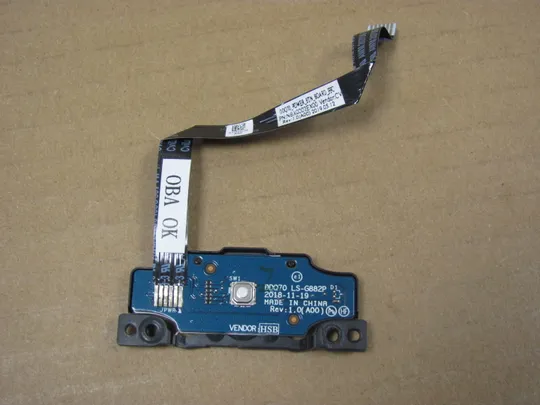 767-11 плата кнопки вкл DDQ70 LS-G882P NBX0002EX00 для Dell Alienware Area 51m ALWA51M  оригінал З аукціону
