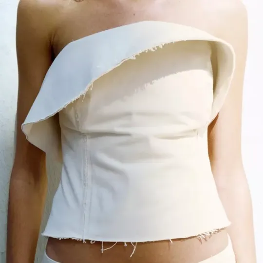 Zara джинсовий корсет Ціна