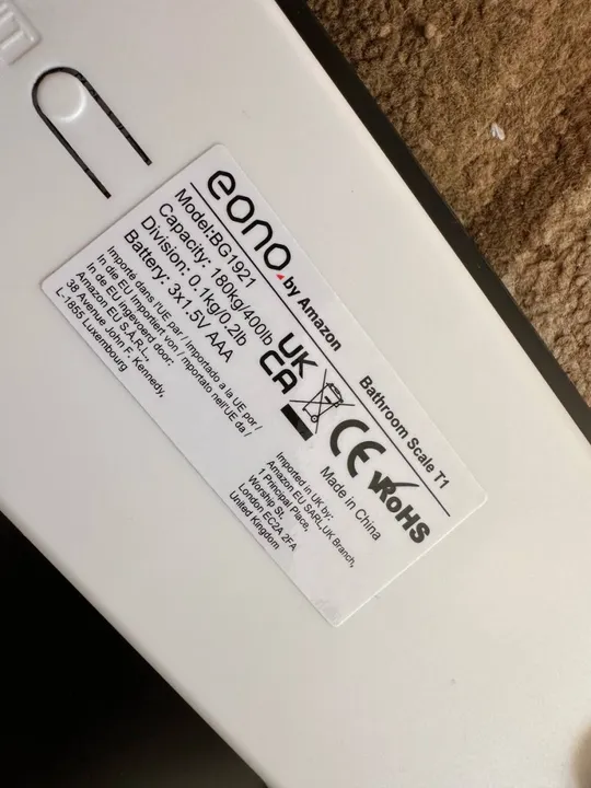 Цифрова вага для зважування Eono t1 (7) З аукціону