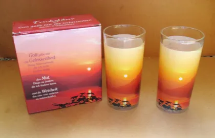 фото, Стакан =  Скло = Німеччина  = 150 мл.  = 2 шт. - нові