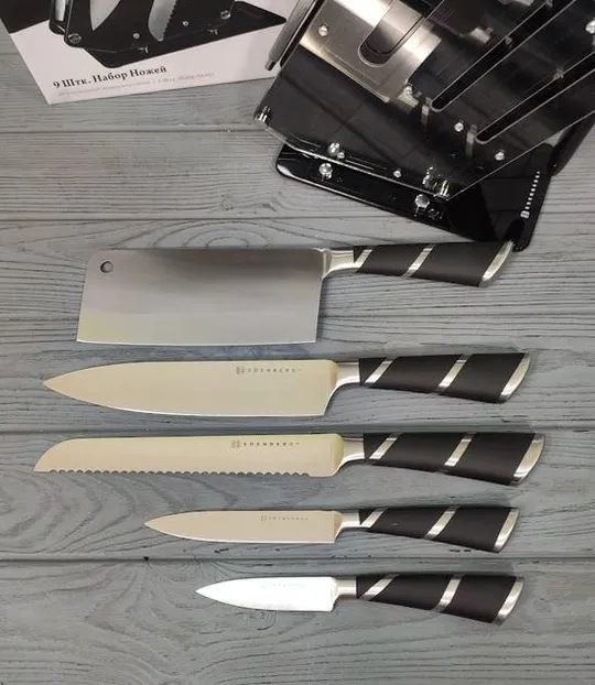 Купити Набор ножей Edenberg EB-3613 9 предметов черный