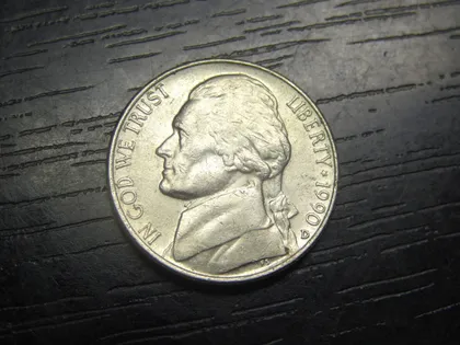 фото, 5 центів 1990 D США