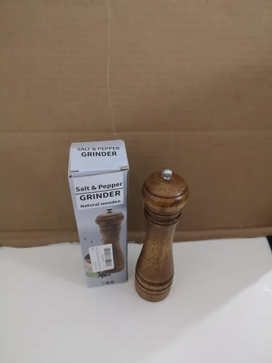 Купити Дерев&#039;яний млин для перцю BEESCLOVER з потужною обертовою шліфувальною машиною  (17)