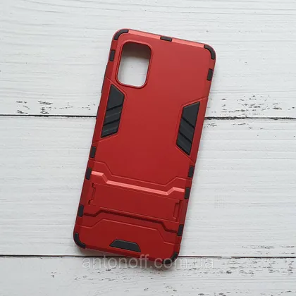 фото, Чохол Samsung A315F Galaxy A31 для телефона з підставкою Червоний