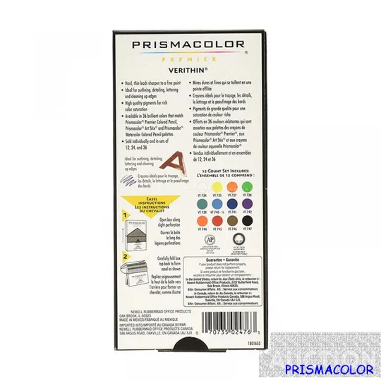 PRISMACOLOR Упаковка 12 твердых карандашей VERITHIN З аукціону