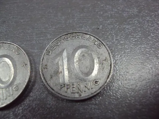 монета гдр 10 пфеннигов 1952 лот 2 шт №8514 Інтернет-аукціон