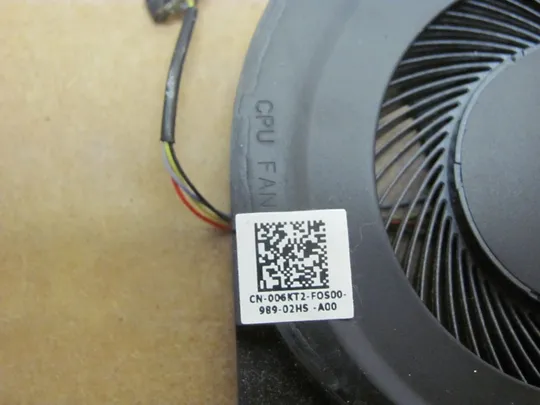 номер0943-36 Вентилятор (кулер, FAN)  006KT2 1323-01AN000 для DELL G7 7790 17-7790 G5-5590 G5 5590 7590 оригінал З аукціону