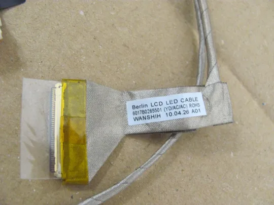 номер0314-33 шлейф матриці Шлейф матриці для ноутбука  Шлейф дисплея Шлейф підключення дисплея Шлейф екрана Laptop matrix cable 6017B0265501 для Toshiba Satellite C655, C650, L650 оригінал Продаж