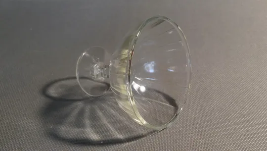 Креманка цукерниця вазочка на ніжці міні прозоре старе радянське скло Вживане Торговий майданчик