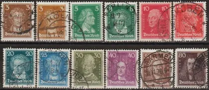 фото, 1926 - Німеччина - Відомі німці Mi.385-97  _23,80 €