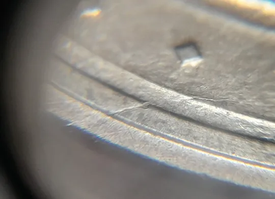 (4731) 1 гривня 2006 розкол на аверсі (1 гривна 2006 брак) З аукціону