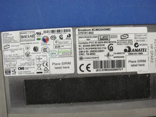 №157-14 сервісна кришка 487429-001 для EliteBook 6930p оригінал Продаж