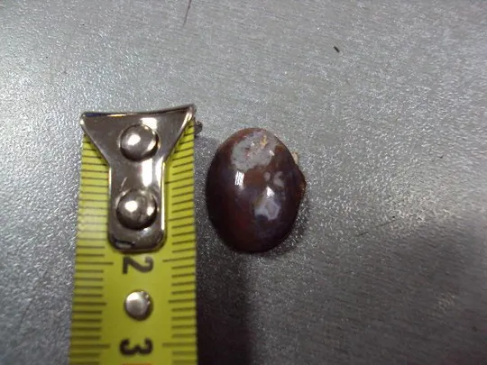 Купити Камень яшма овальная для ювелирных изделий вес 1,64 г размер 5 х 18 х 13,5 мм №13256