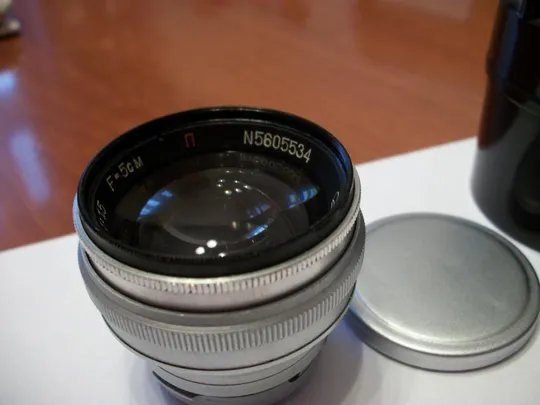 Купити Объектив Юпитер-3 , байонет, как нов , крышка, футляр, чистые линзы