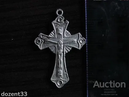 фото, Хрестик Копаний " Алюміній "