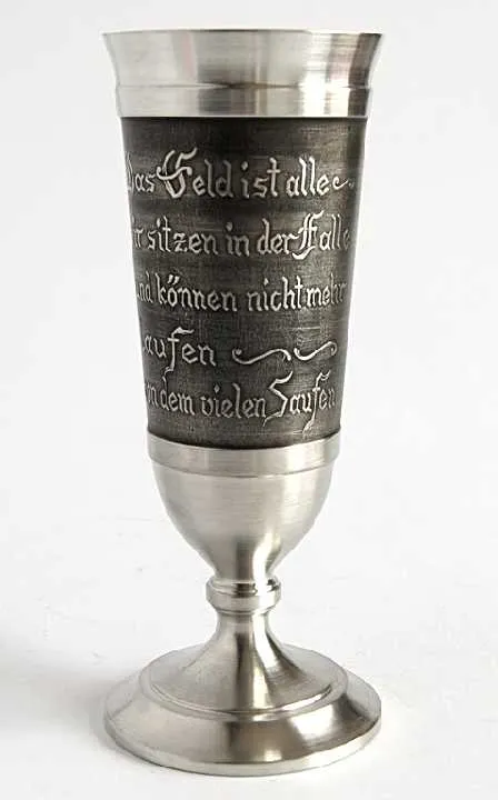 Купити Олов&#039;яний кубок келих 300 мл №1 Zinn93% Germany